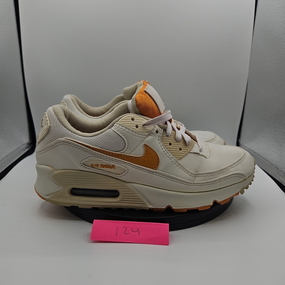 Nike Air Max 90 Beige & Orange Sneakers